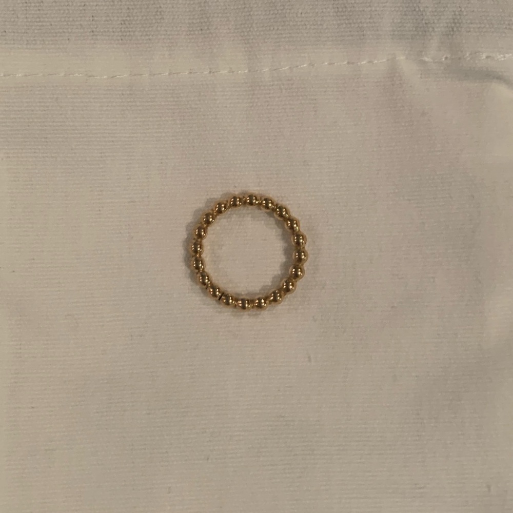 Enewton Classic Gold Bead Ring Size 6-7 - Picture 3 of 3